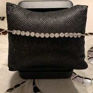 Silver tone Bolo bracelet